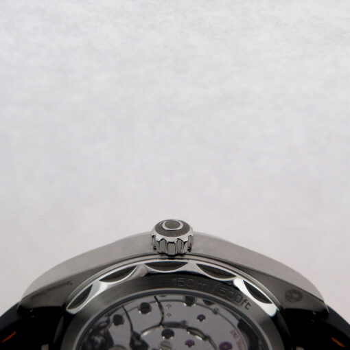 Omega Seamaster Aqua Terra 150m with Silver Dial on Rubber Strap - Image 6