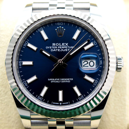 Rolex 126334 Datejust 41 with Blue Stick Dial on Jubilee - Image 3