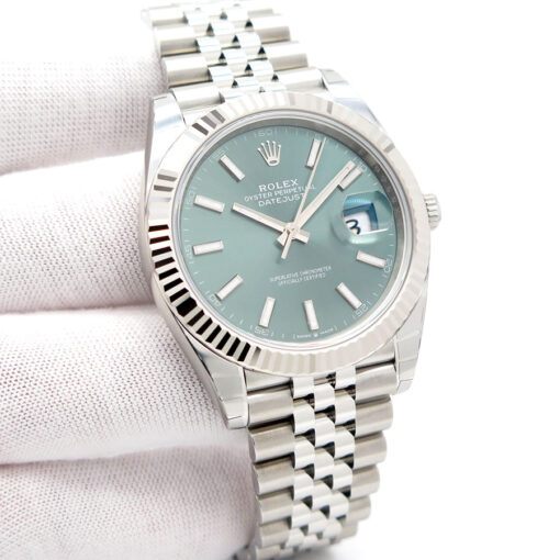 Rolex 126334 Datejust 41 with Mint Green Dial on Jubilee