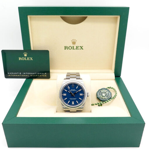 Rolex 134300 Oyster Perpetual 41 with Med Blue Dial - Image 2