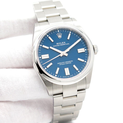 Rolex 134300 Oyster Perpetual 41 with Med Blue Dial