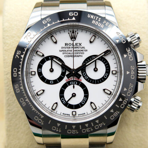 Rolex 116500LN Cosmograph Daytona with White Dial (New Old Stock) - Image 3