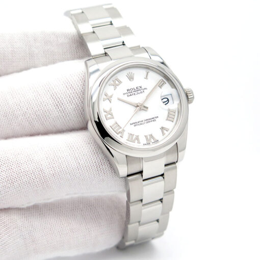 Rolex 178240 Datejust with White Roman Dial on Oyster
