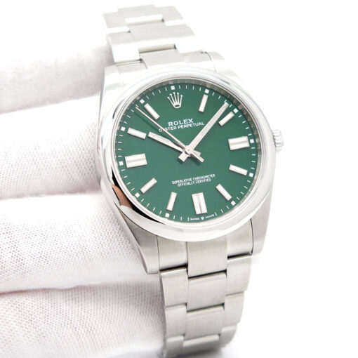 Rolex 124300 Oyster Perpetual 41 with Green Dial