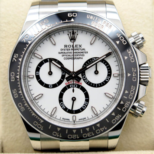 Rolex 126500LN Cosmograph Daytona with White Dial - Image 3