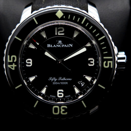 Blancpain Fifty Fathoms Stainless Steel Automatic with Black Dial - Image 3