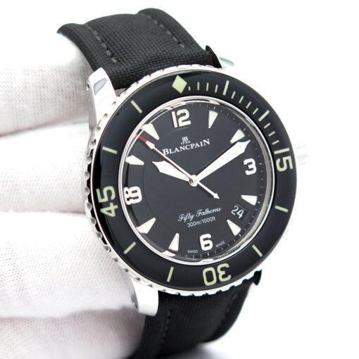 Blancpain Fifty Fathoms Stainless Steel Automatic with Black Dial