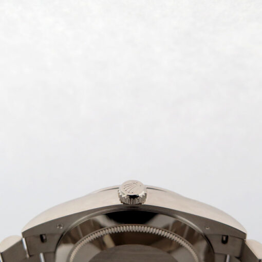 Rolex 228239 Day Date 18K White Gold with Silver Diamond Baguette Dial - Image 4