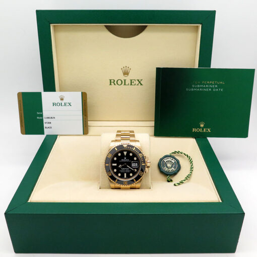 Rolex 116618LN Submariner 18K Yellow Gold - Image 2