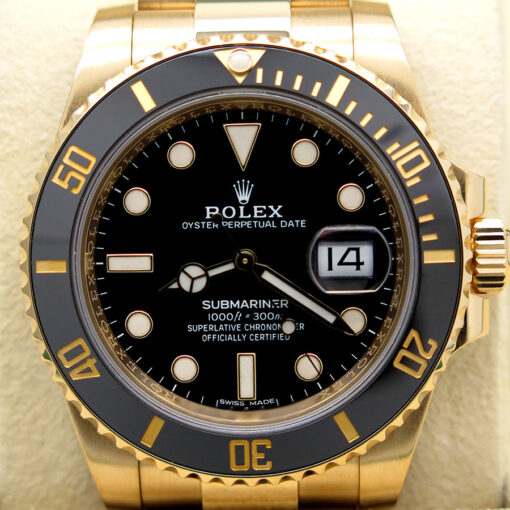 Rolex 116618LN Submariner 18K Yellow Gold - Image 3