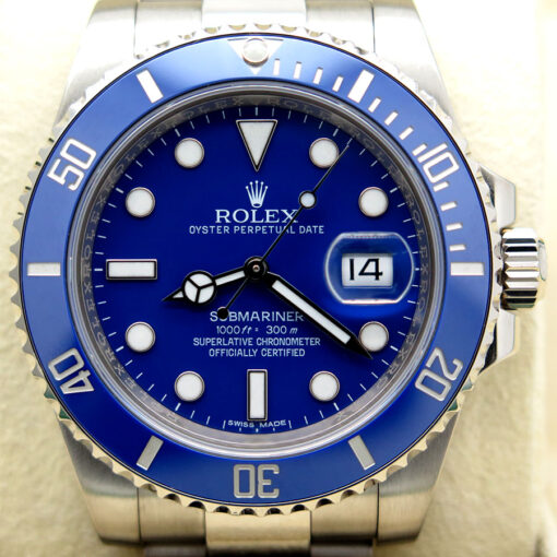 Rolex 116619LB Submariner 18K White Gold - Image 3
