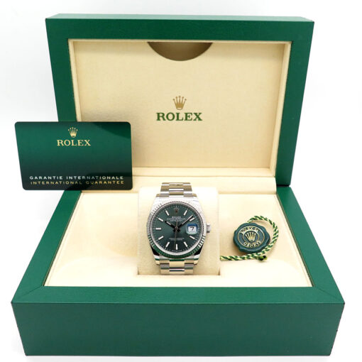 Rolex 126234 Datejust with Mint Green Dial on Oyster - Image 2
