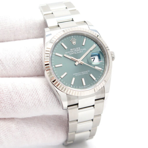 Rolex 126234 Datejust with Mint Green Dial on Oyster
