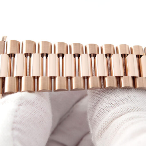 Rolex 228345RBR Day Date 40 18K Rose Gold with Slate Ombre Roman Dial and Diamond Bezel - Image 8