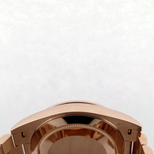 Rolex 228345RBR Day Date 40 18K Rose Gold with Slate Ombre Roman Dial and Diamond Bezel - Image 5