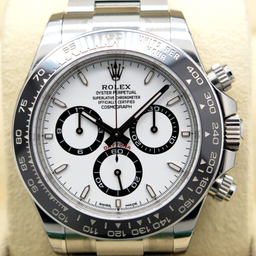 Rolex 126500LN Cosmograph Daytona with White Dial - Image 3