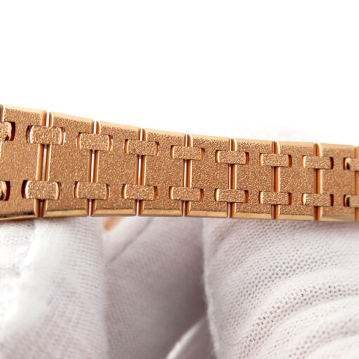 Audemars Piguet 67630OR Royal Oak Mini Frosted Rose Gold Quartz - Image 7
