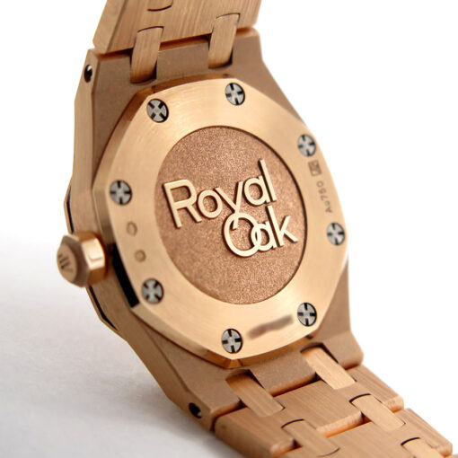 Audemars Piguet 67630OR Royal Oak Mini Frosted Rose Gold Quartz - Image 4