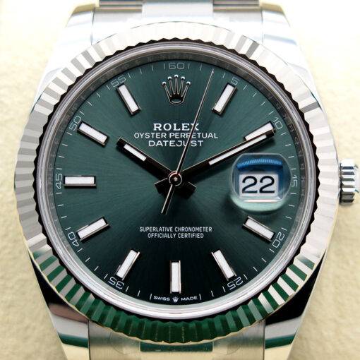 Rolex 126334 Datejust with Mint Green Dial on Oyster - Image 3