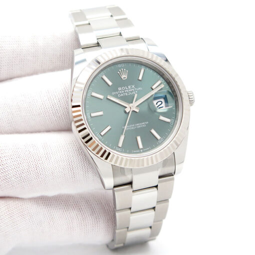 Rolex 126334 Datejust with Mint Green Dial on Oyster