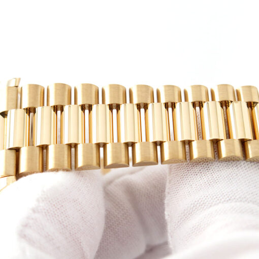 Rolex 228238 Day Date 40 18K Yellow Gold with Champagne Stick Dial - Image 8