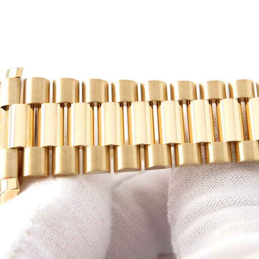 Rolex 228238 Day Date 40 18K Yellow Gold with Champagne Stick Dial - Image 6
