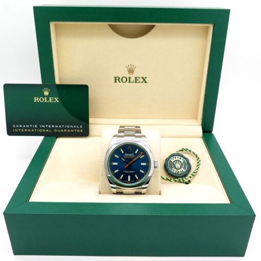 Rolex 116400GV Milgauss with Blue Dial - Image 2