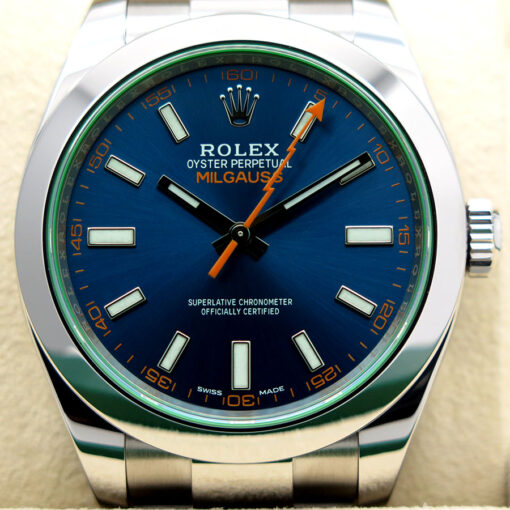 Rolex 116400GV Milgauss with Blue Dial - Image 3