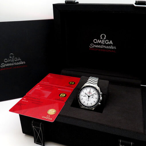 Omega Speedmaster Professional Moonwatch “Sapphire Sandwich” with White Dial - Image 2