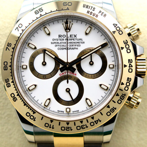 Rolex 116503 Cosmograph Daytona 18K/SS with White Dial - Image 3