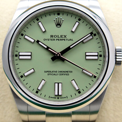 Rolex 134300 Oyster Perpetual 41 with Pistachio Dial - Image 3