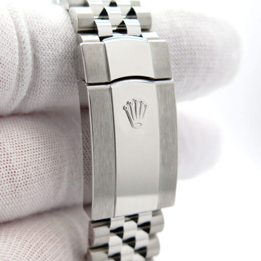 Rolex 126300 Datejust 41 with Black Stick Dial on Jubilee - Image 7