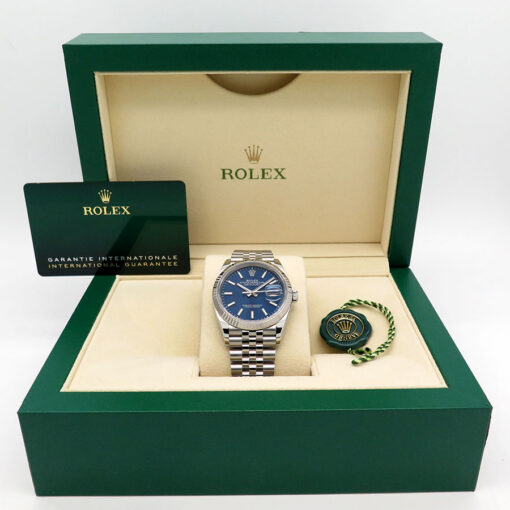 Rolex 126234 Datejust with Blue Stick Dial on Jubilee - Image 2