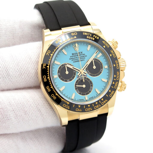 Rolex 126518LN Cosmograph Daytona 18K Yellow Gold with Turquoise Dial