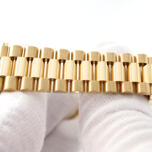 Rolex 278278 Datejust 31 Presidential Yellow Gold with Red Ombre Diamond Dial - Image 6
