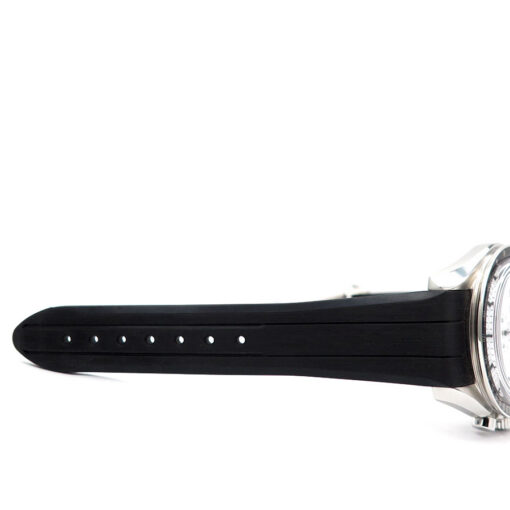 Omega Speedmaster Professional Moonwatch “Sapphire Sandwich” with White Dial on Rubber Strap - Image 8