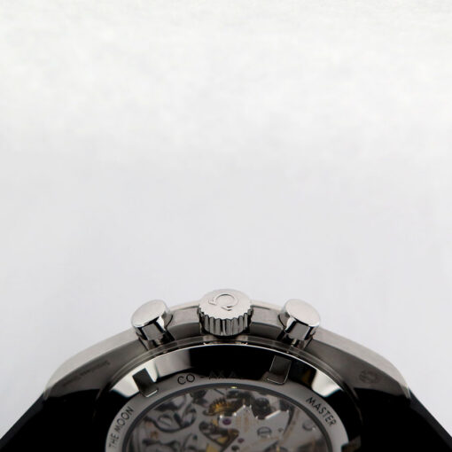 Omega Speedmaster Professional Moonwatch “Sapphire Sandwich” with White Dial on Rubber Strap - Image 5