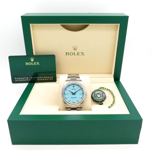 Rolex 126000 Oyster Perpetual with Turquoise Dial - Image 2