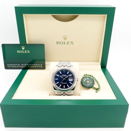 Rolex 126334 Datejust 41 with Blue Stick Dial on Jubilee - Image 2