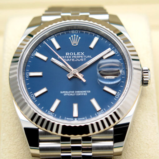 Rolex 126334 Datejust 41 with Blue Stick Dial on Jubilee - Image 3
