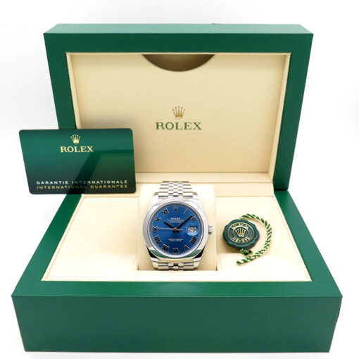 Rolex 126300 Datejust 41 with Blue Azzurro Dial on Jubilee - Image 2