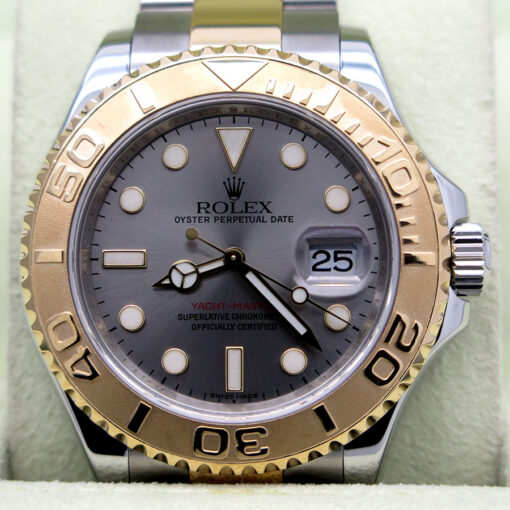 Rolex 16623 Yachtmaster 18K/SS with Slate Dial - Image 3