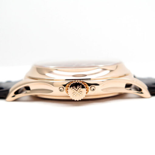 Patek Philippe 5205R Complications Annual Calendar Moon with Black Dial on Deployment Clasp - Image 5