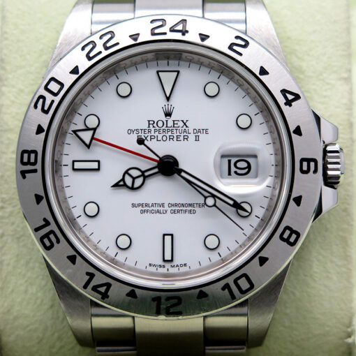 Rolex 16570 Explorer II with White Dial and 3186 Movement - Image 3