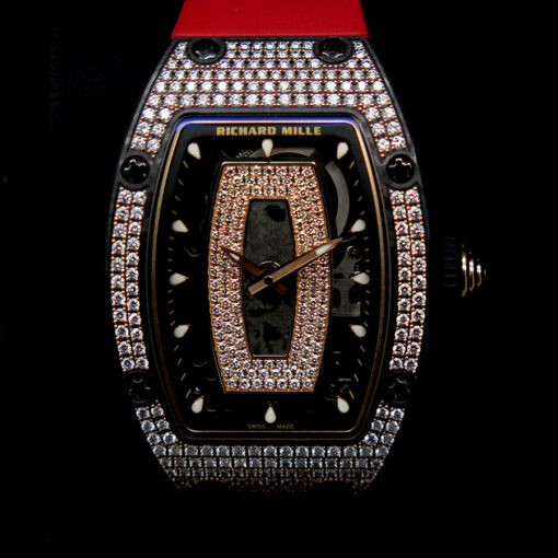 Richard Mille RM07-01 Medium Diamond Set Rose Gold/Carbon - Image 3