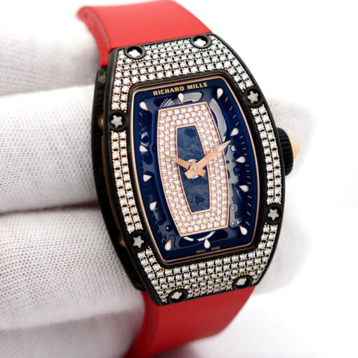 Richard Mille RM07-01 Medium Diamond Set Rose Gold/Carbon