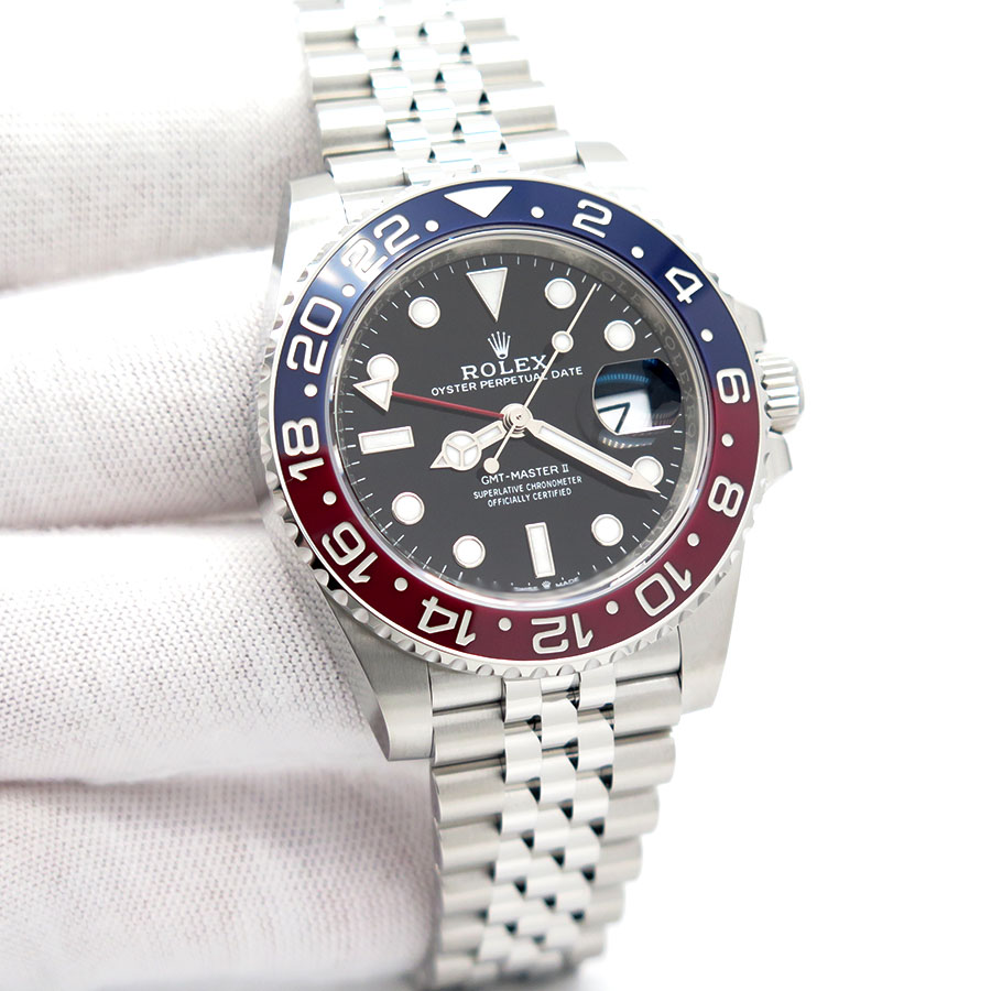 Rolex 126710BLRO GMT Master II on Jubilee