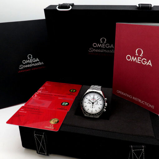 Omega Speedmaster Professional Moonwatch “Sapphire Sandwich” with White Dial - Image 2