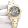 Rolex 116333 Datejust II 18K/SS with Slate Roman Dial on Oyster