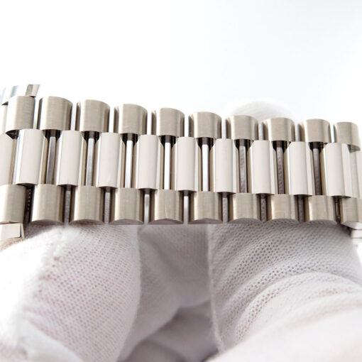 Rolex 228239 Day Date 18K White Gold with Blue Ombre Roman Dial - Image 6